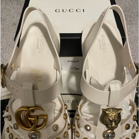 Gucci Jelly Cage Sandals- 36 -Retail $800 - Picture 8 of 9